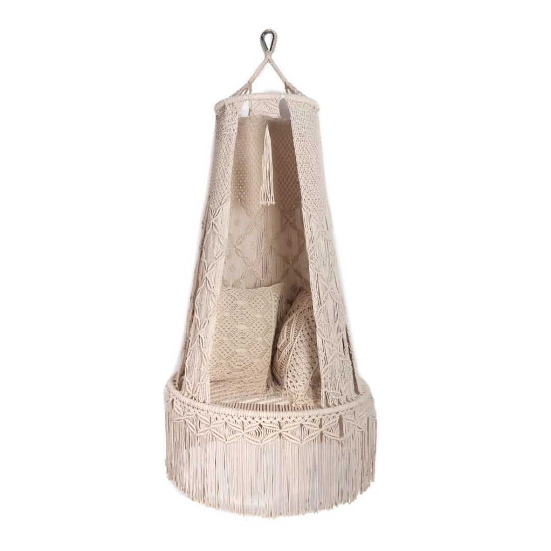 Macrame Hammock swing chair for Indoor and Outdoor